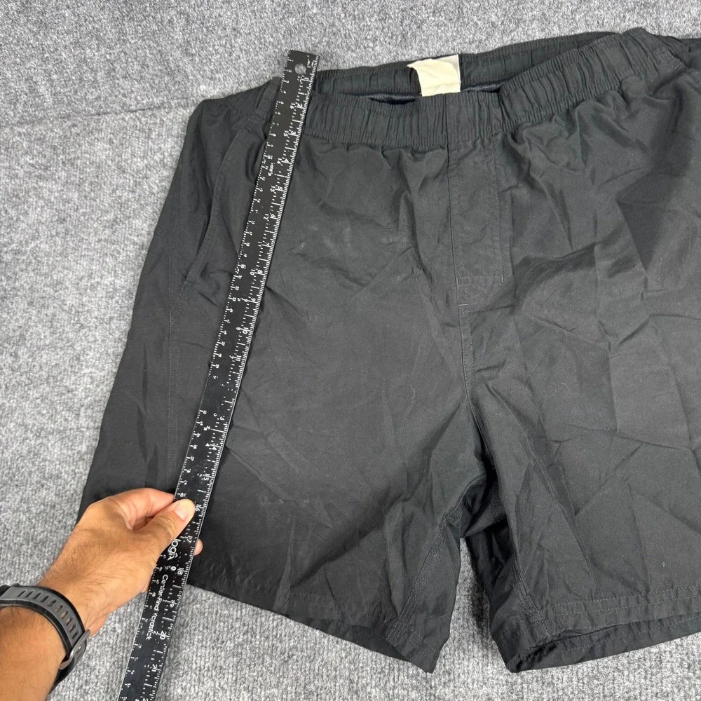Nike Athletic Shorts Mens Size L Black Running Mesh Lined Gym Pockets Swoosh
